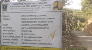 Pelebaran Jalan Provinsi di Palembayan Dilanjutkan, Camat: Kami Ucapkan Terimakasih